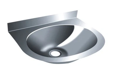 Metalen handwas gootsteen